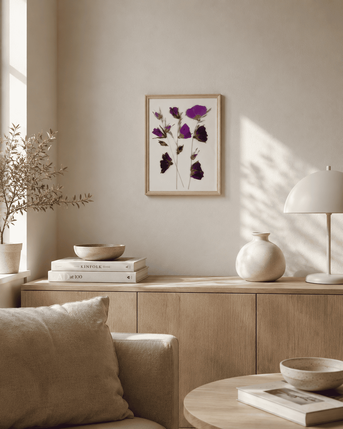 Pressed botanical artwork created by RAALIV